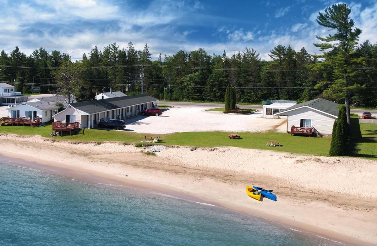 North Winds Motel Mackinaw Stadt Exterior foto