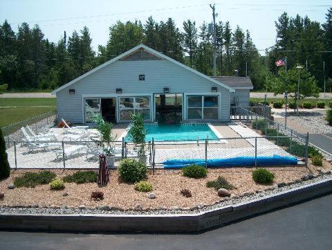 North Winds Motel Mackinaw Stadt Exterior foto