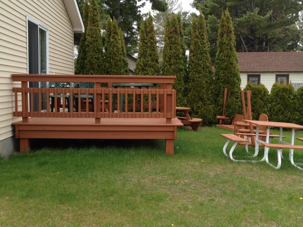 North Winds Motel Mackinaw Stadt Exterior foto