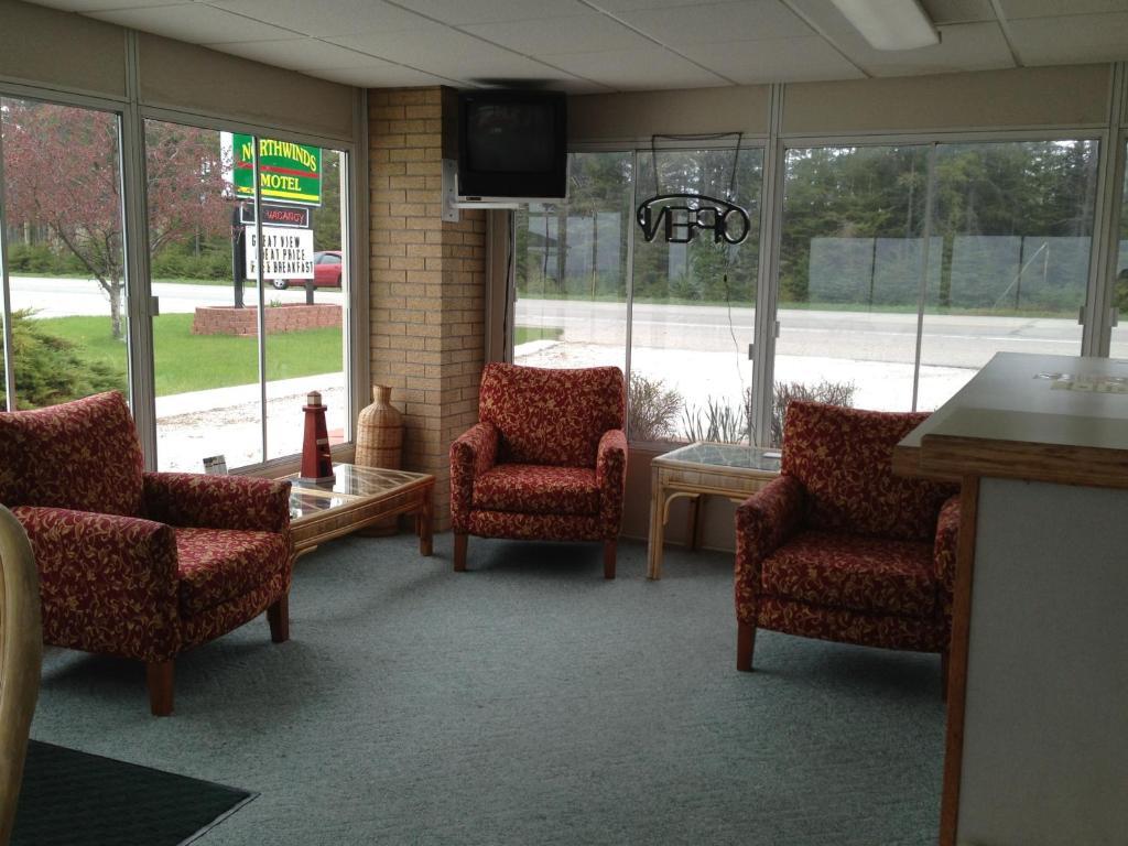 North Winds Motel Mackinaw Stadt Exterior foto