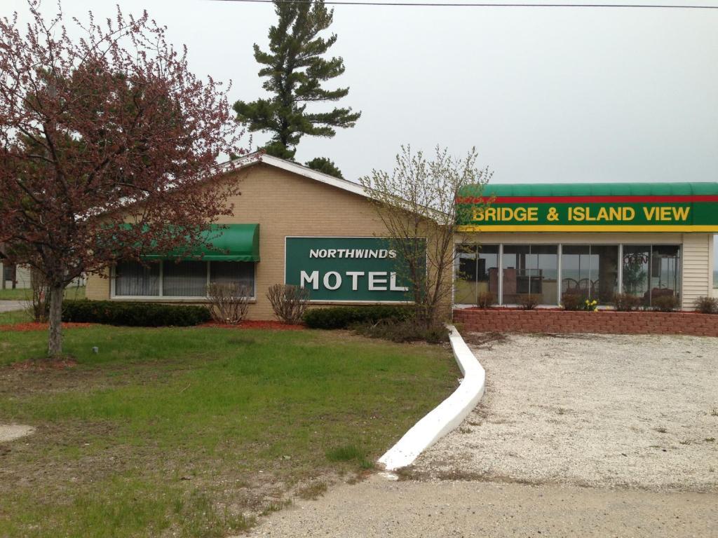 North Winds Motel Mackinaw Stadt Exterior foto